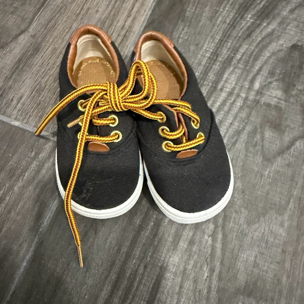 Kids Black and Brown Sneakers